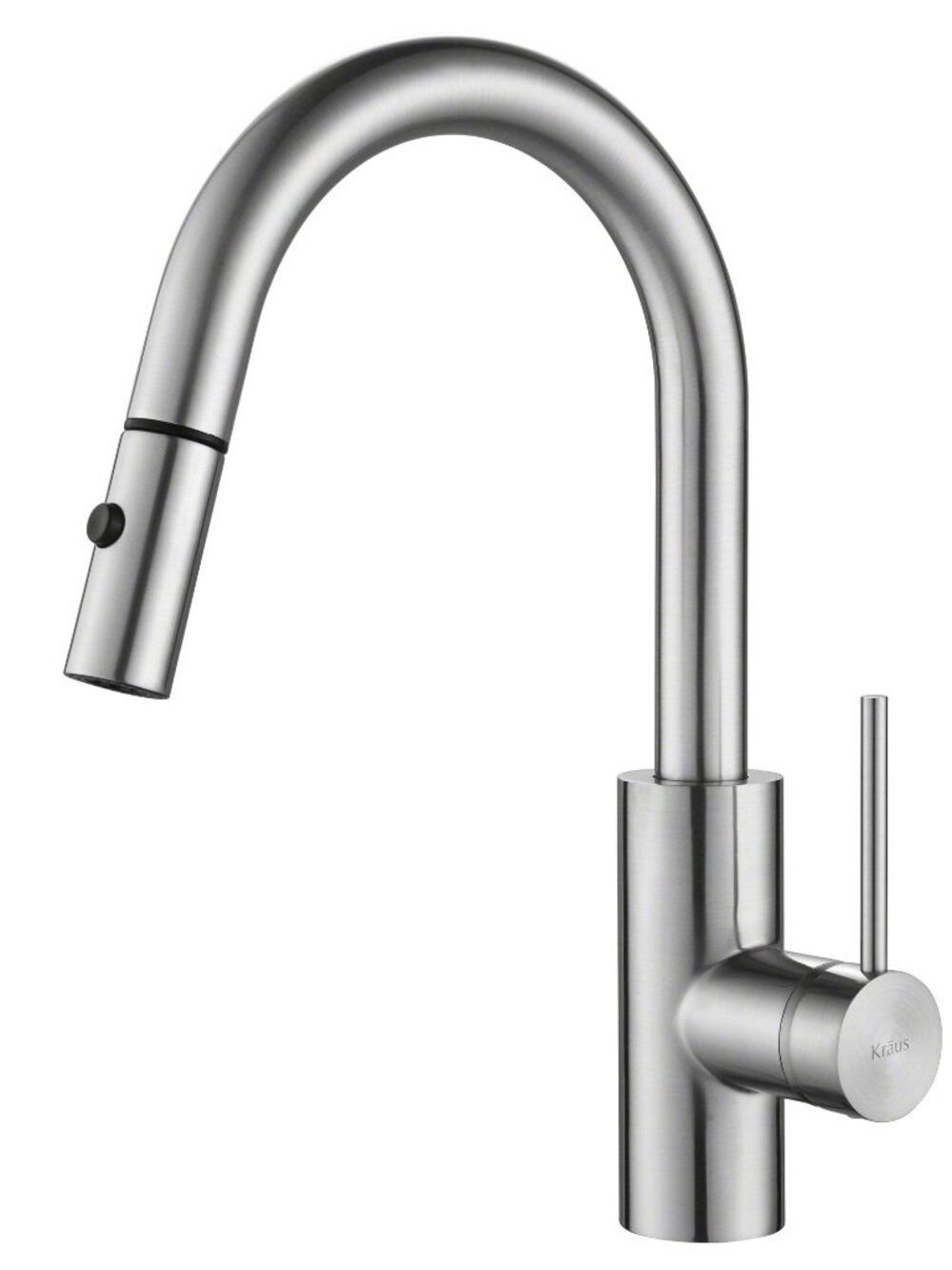 Kraus KPF-2620 Oletto 1.75 GPM Single Hole Pull Down Kitchen Faucet Chrome Fauce